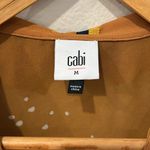 CAbi Cheers Sheer Collared Sleeveless Blouse | Size Medium Photo 2