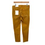 Soft Surroundings The Ultimate Pull On Straight Leg Jeans Mustard Yellow Size M Photo 3