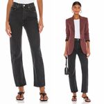 AGOLDE 90's Pinch Waist High Rise Jeans In Black Tea Sz 28 Photo 1