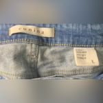 Eunina  Distressed High Ruse Cut Off Shortie Denim Shorts Photo 2