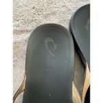 OluKai Women's Ho'opio Leather Sandals Silver Size 10 Casual Summer Photo 2