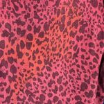Bullhead Black Leopard Print Skinny Jeans Red Pink Orange Size 5 EUC Photo 9