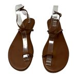 Tkees Brown Leather Strappy Flat Sandals Women’s Size 10 Photo 4