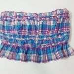 Free People Henrietta Plaid Tube Top Photo 0