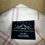 HFX Shacket Womens XL Pink Plaid Button Down Flannel Jacket Oversized Country Photo 5