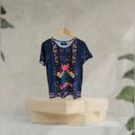 MINK PINK  Wisdom Tee Short Sleeve Shift Dress floral Size M Photo 4