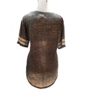 Disney The Nightmare Before Christmas Gray Graphic Short Sleeve V-Neck Tee Small Photo 3