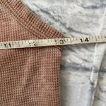 American Eagle women XS Distressed tan & white textured crop tank top Photo 5