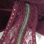 Victoria's Secret Victoria’s Secret Bombshell Rhinestone Lace Halter Bra Front Clasp 34C Photo 12