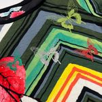 Desigual Lebond Colorful Embroidered Knit Short Sleeve T-Shirt Dress NEW Size S Photo 7