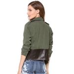 BB Dakota Collective army leather utility jacket Photo 2