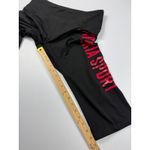 Victoria's Secret Victoria Sport‎ Capri Leggings Workout Fitness Cropped Black Red L Photo 1