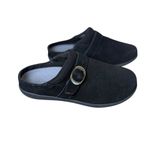 Spenco Womans Size 6B Ashley Black Suede Mule Clog Shoe Orthotic Comfort Neutral Photo 3