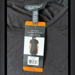 Ellen Tracy  Women's Short Sleeve Shirt XXL Black Soft Tunic‎ Hilo Hem Top Photo 7