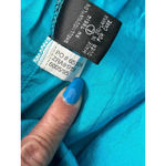 Turquoise‎ Windbreaker Track Pants Lightweight Sweatpants Large Unisex Blue Photo 2