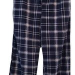 Warm & Snuggly Lounge Pants Navy Plaid M NWT Blue Size M Photo 0
