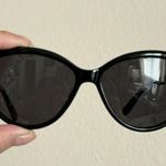 Black Plastic Cat Eye Polarized Sunglasses Photo 1