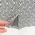 Philosophy  Pencil Skirt Women’s Large Black White Geometric Print Pull On Work Photo 3