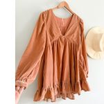 Free People | Estella Velvet Dress in Rose Pearl | Sz S Photo 3