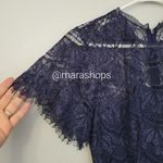 Jonathan Simkhai Navy Flutter Lace Mini Dress Blue Size XS Photo 4