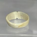 Solid Mother Of Pearl Ring White Photo 4