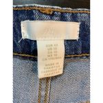 H&M Regular Waist Jean Shorts Womens 10 Medium Wash Denim Festival DIY Cut Off Photo 5