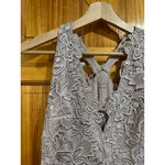 Free People New with Tag  Romantic Evening Margot Lace Mini Dress in Nude Size 0 Photo 1