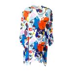 Joseph Ribkoff  Multi-Color Abstract Open Front Blazer Sz 20 Photo 2
