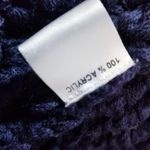 Fillyboo Shaggy Faux Fur Cardigan Sweater Blue Size M Photo 11