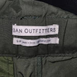 Urban Outfitters  Womens Green Utility Jogger‎ Pants Small - No Drawstring Photo 2