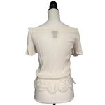 Rue 21 Off The Shoulder Lace Contrast Top Cream Photo 5