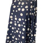 Nygard Polka Dot Bell Sleeve Shift
Dress Navy Blue White Size S Photo 2