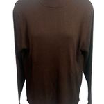 Jessica Holbrook 100% Silk Mock Neck Top Size L Photo 0