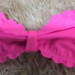 LA Hearts | Neon Pink Scalloped Bikini Top Medium Photo 4