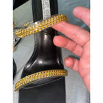 Women's Cape Robin Heels Black Gold Size 9 Photo 1