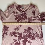 Chico's Womens Floral Side Slit Tunic Top Pink Sz 3 (XL) Feminine Flowy Longline Photo 14