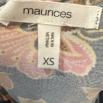 Maurice's Maurice’s strapless blue and pink cropped jumpsuit with pockets size XS Photo 3