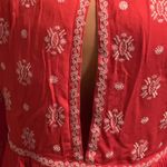 VICI NWT Dolls Fate Peasant Tunic Top Size M Red & White Embroidery Photo 6