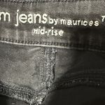 Maurice's  black mid rise skinny jeans, size large short Photo 2