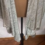 Calvin Klein New Metallic Flyaway waterfall gold foil cascading cardigan size L Photo 9