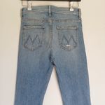 MOTHER The Insider Crop Step Fray Thrilling Shots Jeans 28 Blue Photo 6