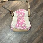 Sakroots  Artist Circle Linen Uncoated Canvas Foldover Crossbody, Rose in Bloom‎ Photo 3
