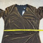 Tommy Hilfiger  Gold Shimmer Knit Sheath Dress Plus Size 22W Photo 8