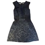 Sandro Paris Black Damask Dress – Size 1 (US 4) Photo 1