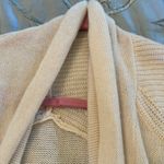 Calypso St. Barth  cashmere sweater ivory open front large L Photo 4