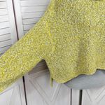 Anthropologie Chelsea & Theadore BFF Oversized Cowl Neck Crop Sweater Quince Yellow Small Photo 6