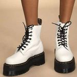 Dr. Martens Doc Martens 1460 Pascal Max Boots in White Leather Womens Size 8. SH-2 Photo 0