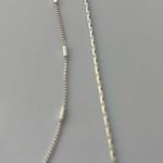 Jenny Bird NWOT    Double Silver Necklace Photo 2