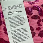 Cupshe Pink Leopard Print One Piece Swimsuit Womens Size Large Shiny Strappy NEW Photo 5