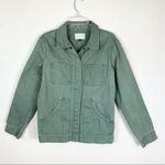 Universal Threads Universal Thread Green Denim Utility Jean Jacket Photo 2